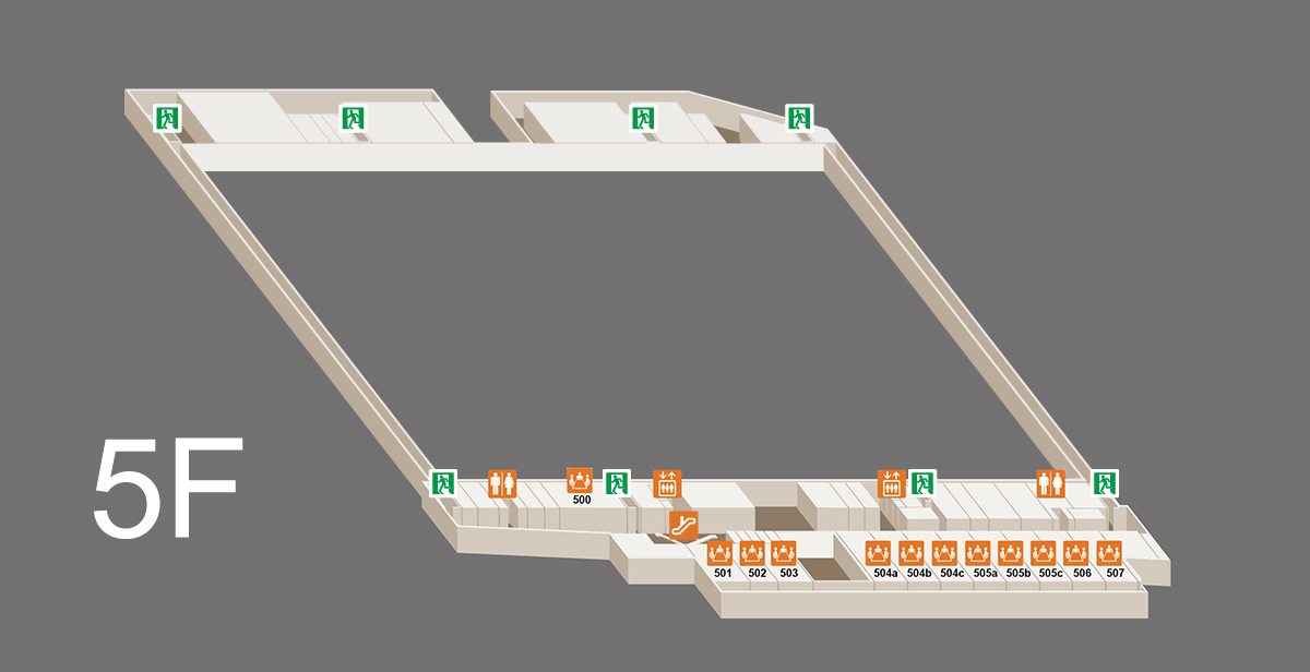 Hall 1 amenities 5F